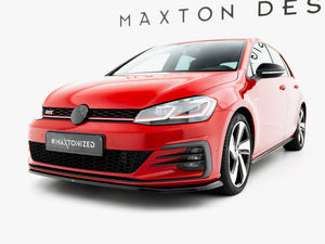 Maxton Design Front Splitter V.4 Volkswagen Golf GTI / GTD Mk7 Facelift - Wayside Performance 