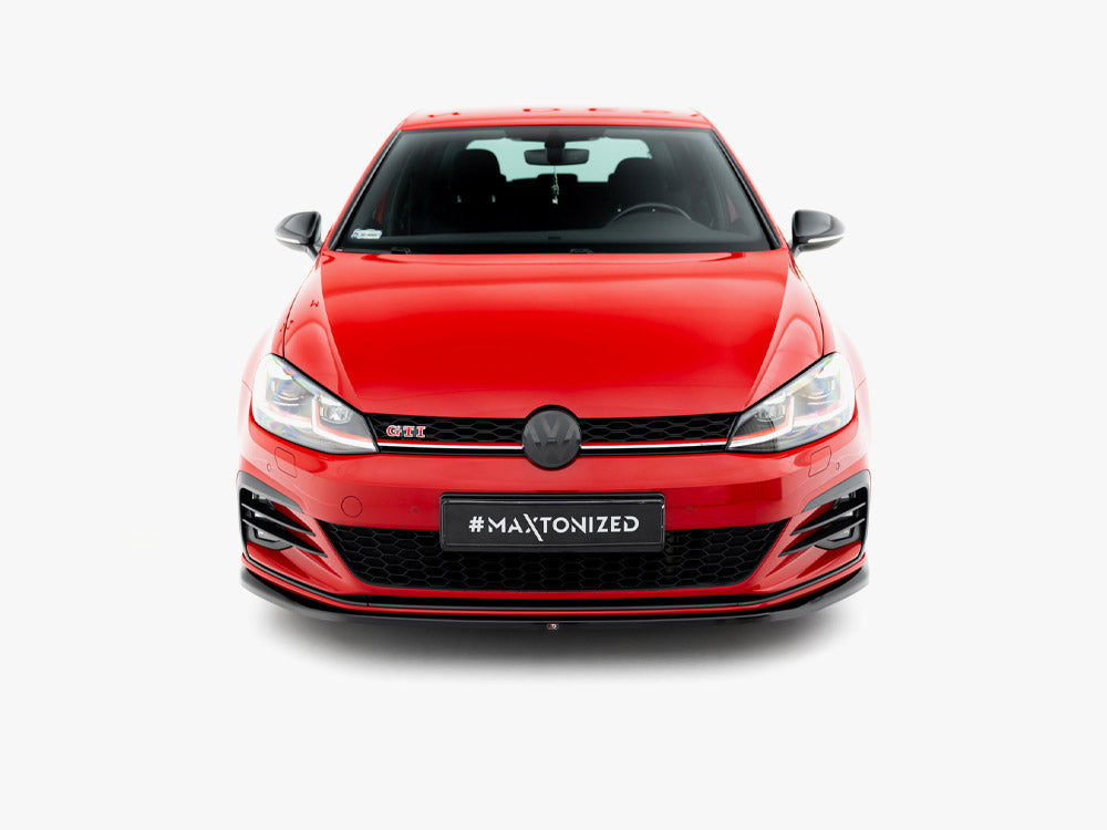 Maxton Design Front Splitter V.4 Volkswagen Golf GTI / GTD Mk7 Facelift - Wayside Performance 