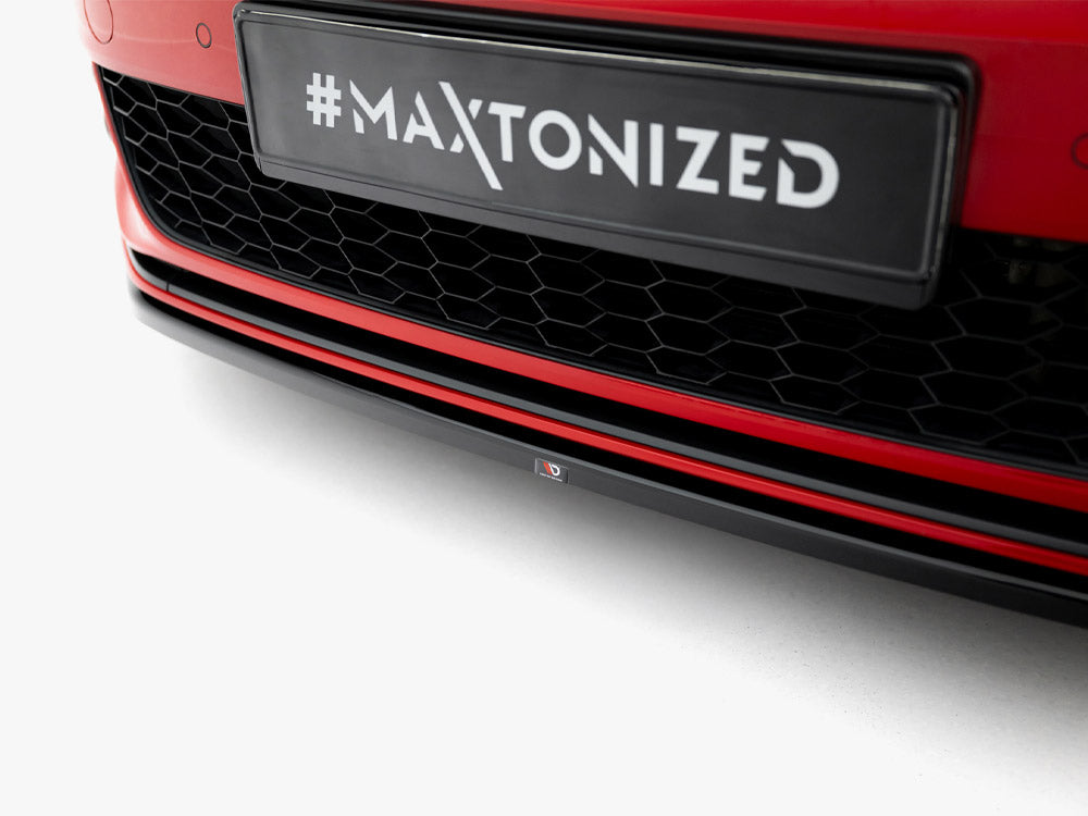 Maxton Design Front Splitter V.4 Volkswagen Golf GTI / GTD Mk7 Facelift - Wayside Performance 