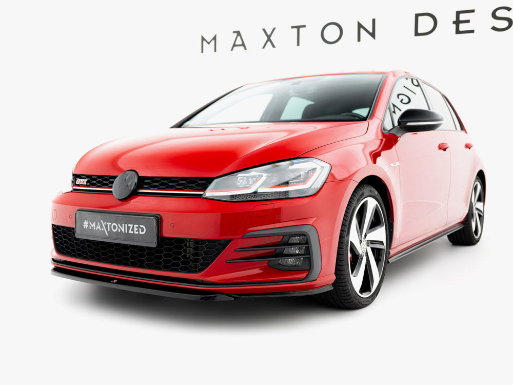 Maxton Design Front Splitter V.5 Volkswagen Golf GTI / GTD Mk7 Facelift - Wayside Performance 