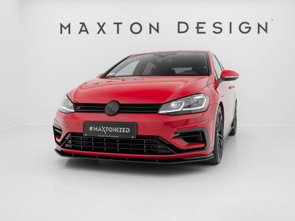 Maxton Racing Front Splitter Vw Golf 7 R / R-line Facelift - Wayside Performance 