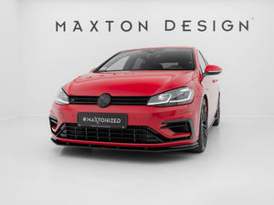 Maxton Racing Front Splitter Vw Golf 7 R / R-line Facelift - Wayside Performance 