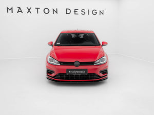 Maxton Racing Front Splitter Vw Golf 7 R / R-line Facelift - Wayside Performance 