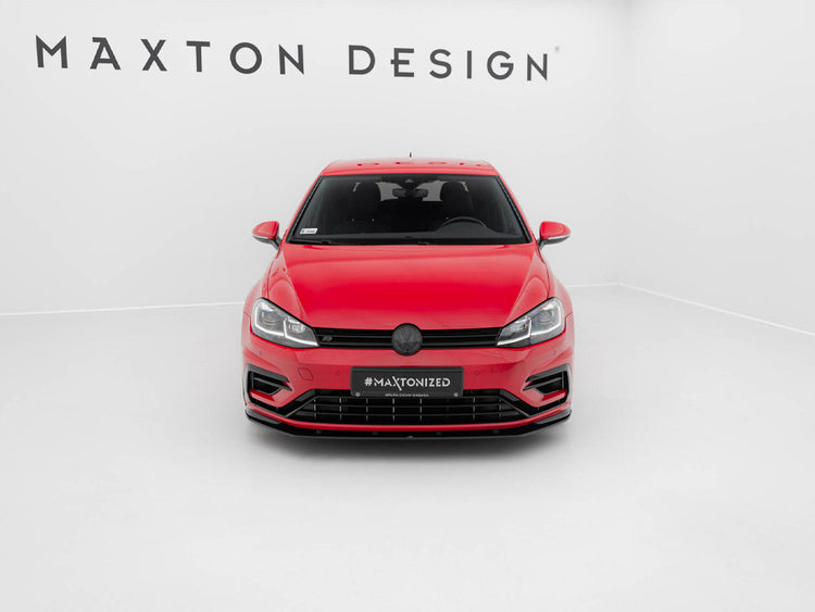 Maxton Racing Front Splitter Vw Golf 7 R / R-line Facelift - Wayside Performance 