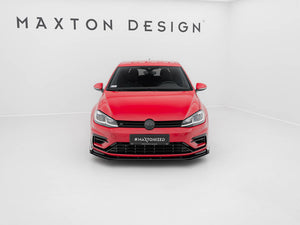 Maxton Racing Front Splitter + Flaps Vw Golf 7 R / R-line Facelift - Wayside Performance 