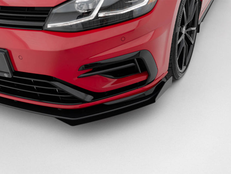 Maxton Racing Front Splitter + Flaps Vw Golf 7 R / R-line Facelift - Wayside Performance 