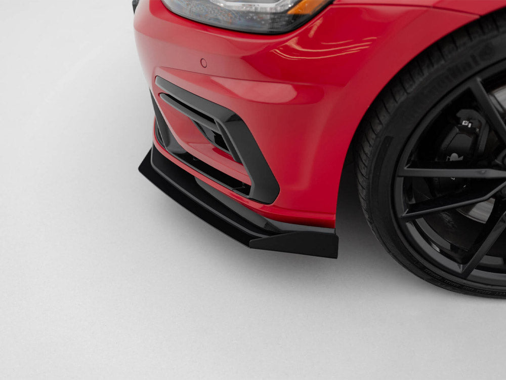 Maxton Racing Front Splitter + Flaps Vw Golf 7 R / R-line Facelift - Wayside Performance 