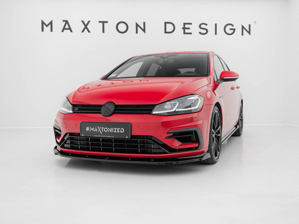 Maxton Design Front Splitter V.1 Vw Golf 7 R / R-line Facelift - Wayside Performance 