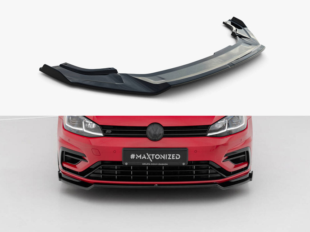 Maxton Design Front Splitter V.2 Vw Golf 7 R / R-line Facelift - Wayside Performance 