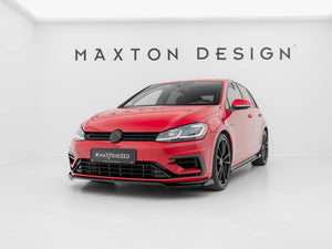 Maxton Design Front Splitter V.2 Vw Golf 7 R / R-line Facelift - Wayside Performance 