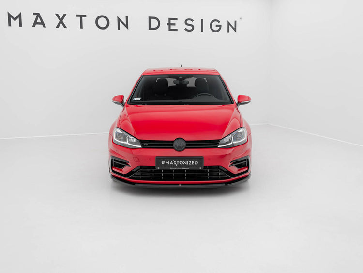 Maxton Design Front Splitter V.6 VW Golf 7 R / R-Line Facelift - Wayside Performance 