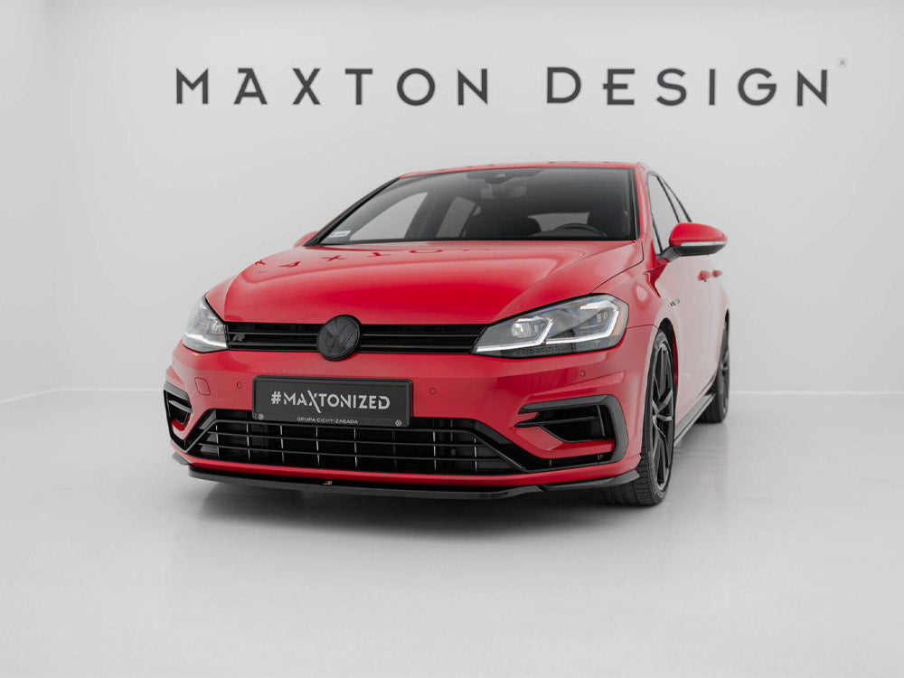 Maxton Design Front Splitter V.5 Vw Golf 7 R / R-line Facelift - Wayside Performance 