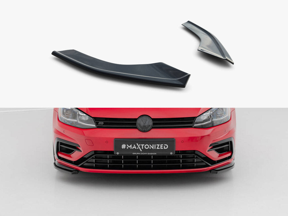 Maxton Design Front Splitter V.8 Vw Golf 7 R / R-line Facelift - Wayside Performance 