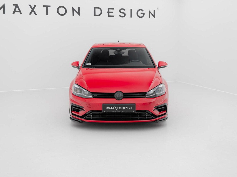Maxton Design Front Splitter V.8 Vw Golf 7 R / R-line Facelift - Wayside Performance 