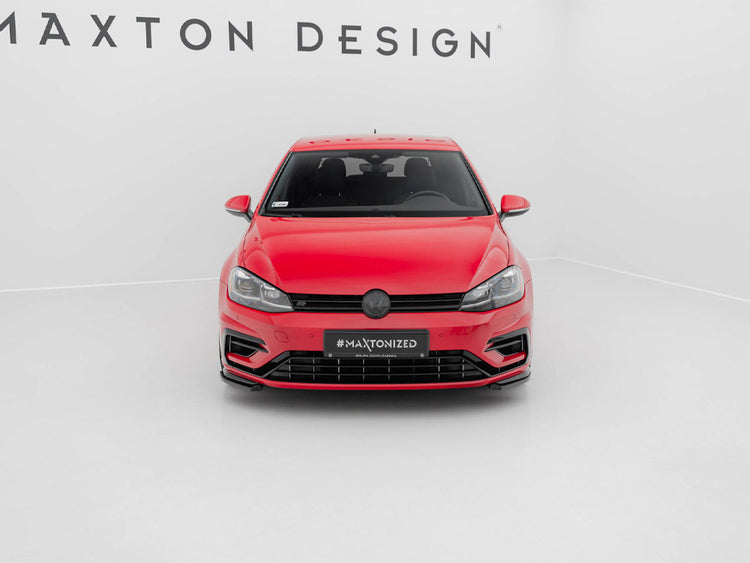 Maxton Design Front Splitter V.8 Vw Golf 7 R / R-line Facelift - Wayside Performance 