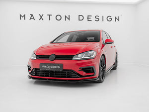 Maxton Design Front Splitter V.9 Vw Golf 7 R / R-line Facelift - Wayside Performance 
