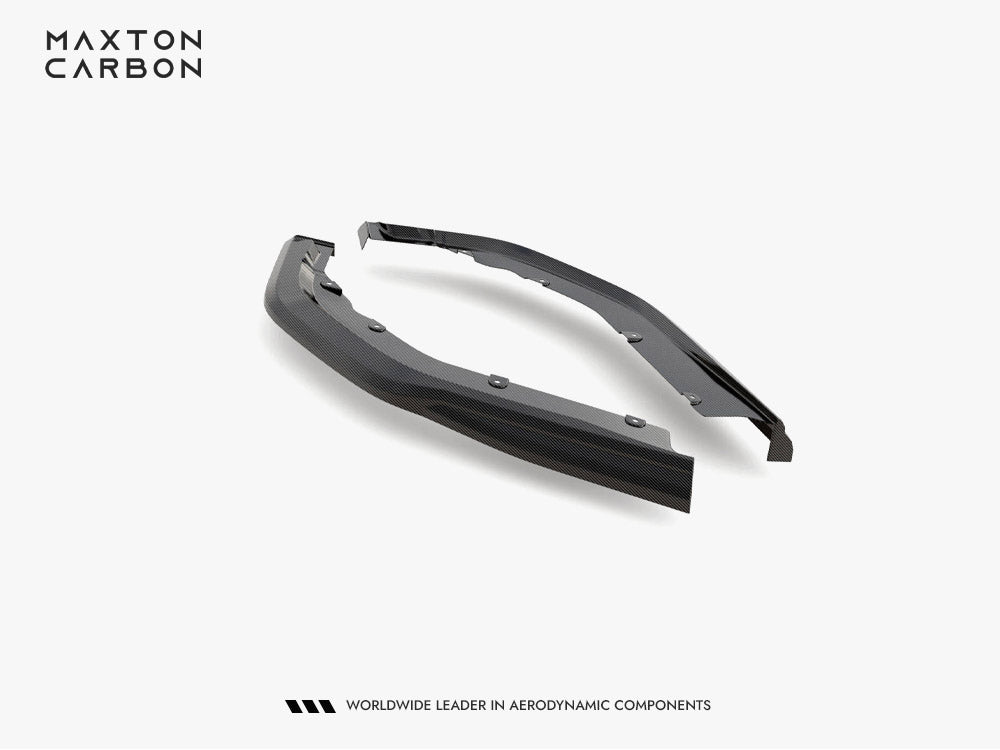 Carbon Fiber Rear Side Splitters Bmw M3 G80 - Wayside Performance 