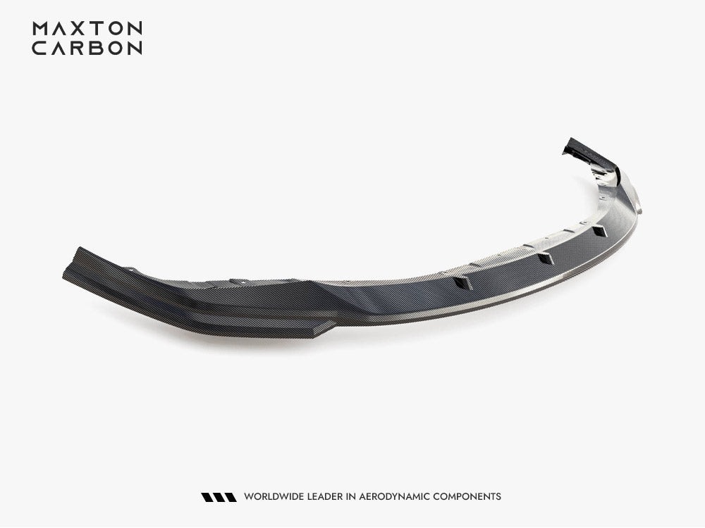 Maxton Design Carbon Fiber Front Splitter V.2 BMW M3 Sedan / Touring G80 / G81 - Wayside Performance 