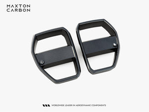 Maxton Design Carbon Fiber Front Grill + License Plate Holder Base BMW M3 G80 / G81 - Wayside Performance 
