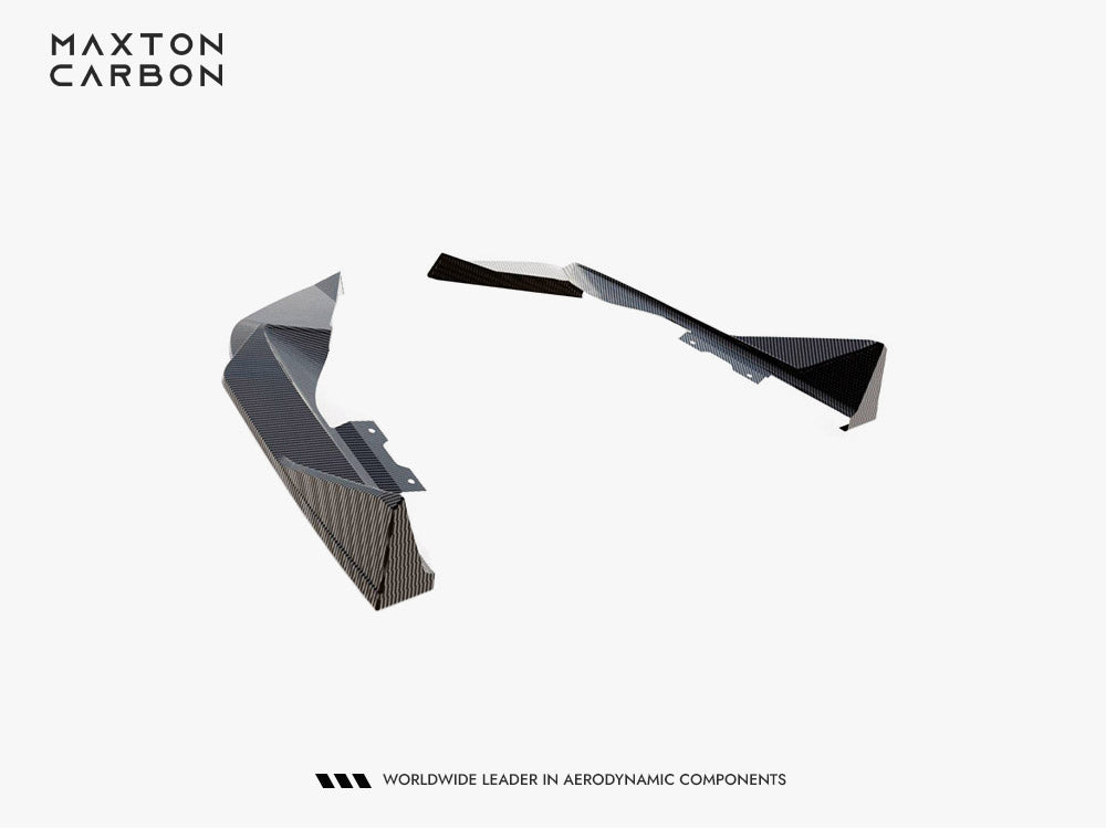 Maxton Design Carbon Fiber Rear Side Splitters BMW M2 G87 - Wayside Performance 
