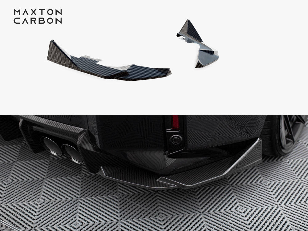 Maxton Design Carbon Fiber Rear Side Splitters BMW M2 G87 - Wayside Performance 