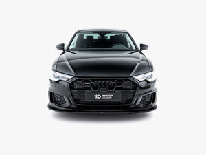 Maxton Design Front Splitter V.2 Audi A6 S-Line / S6 C8 - Wayside Performance 