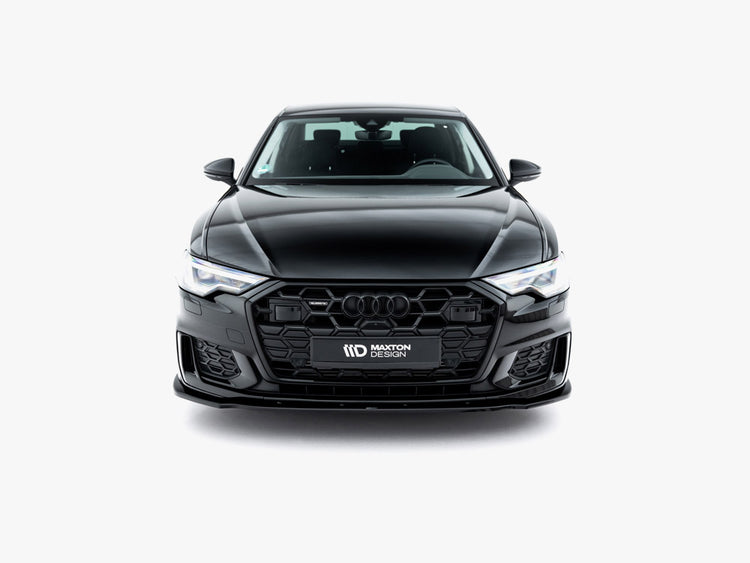 Maxton Design Front Splitter V.2 Audi A6 S-Line / S6 C8 - Wayside Performance 
