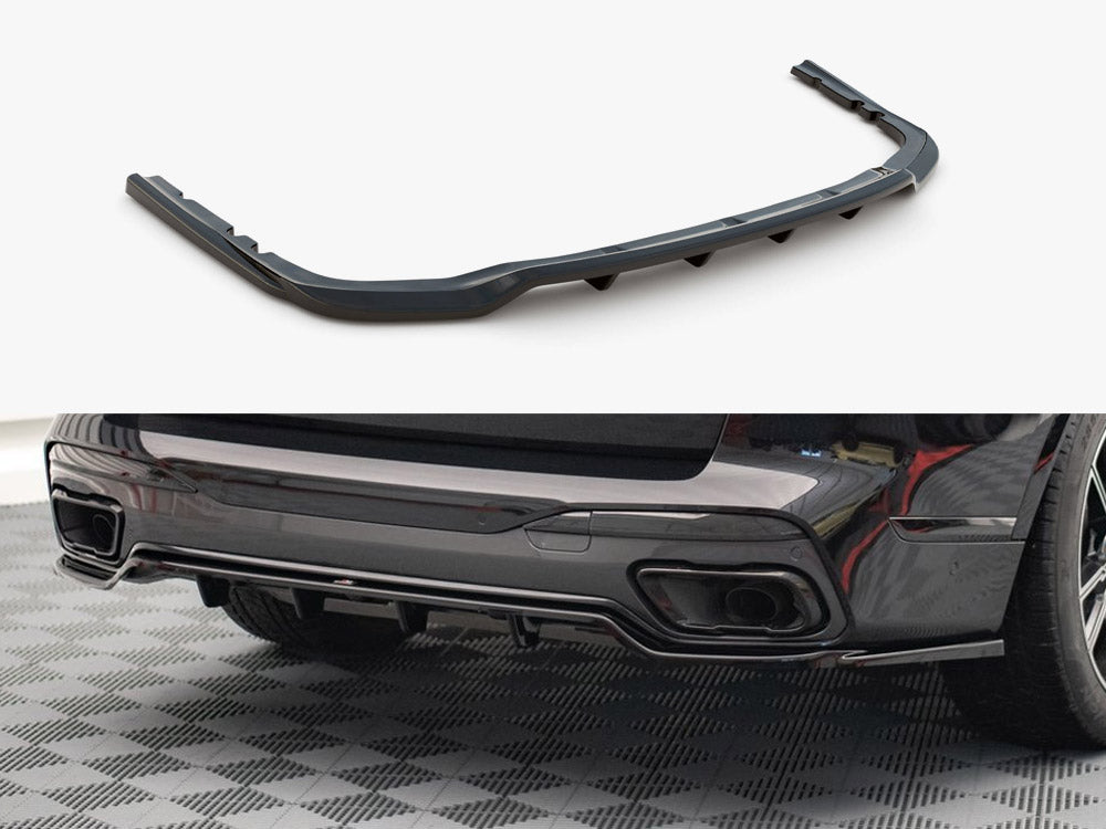 Maxton Design Rear Splitter (Vertical Bars) BMW X7 M-Pack G07 - Wayside Performance 