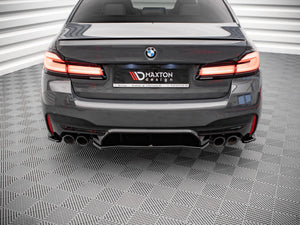 Maxton Design BMW M5 F90 Facelift full body kit, including front and rear bumpers and side skirts, styled for aggressive look and aerodynamics.