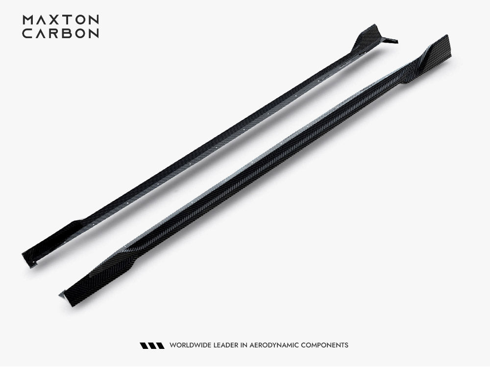 Maxton Design Prepreg Carbon Fiber Side Skirts BMW X5 M-Pack G05 - Wayside Performance 