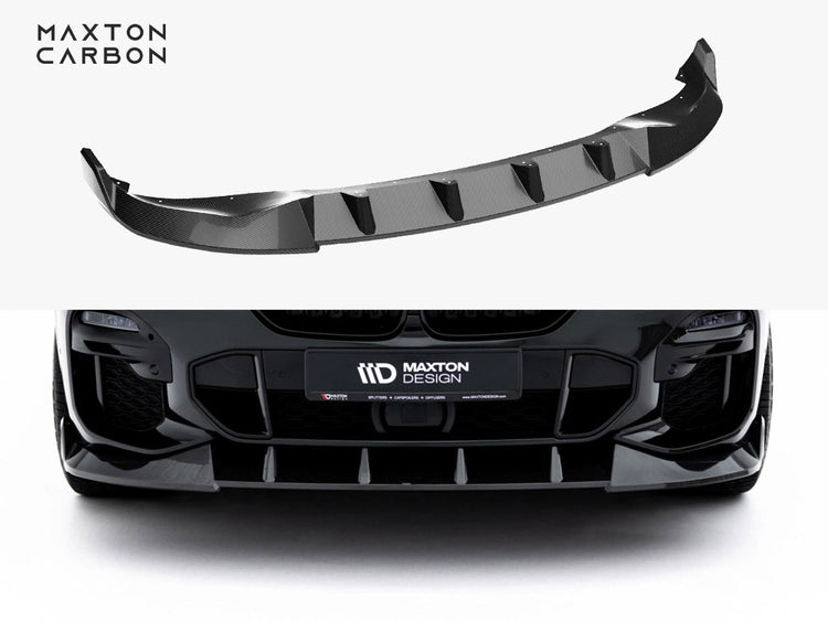 Maxton Design Prepreg Carbon Fiber Front Splitter BMW X5 M-Pack G05 - Wayside Performance 