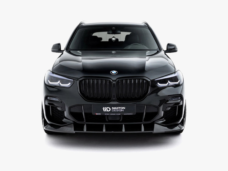 Maxton Design Prepreg Carbon Fiber Front Splitter BMW X5 M-Pack G05 - Wayside Performance 