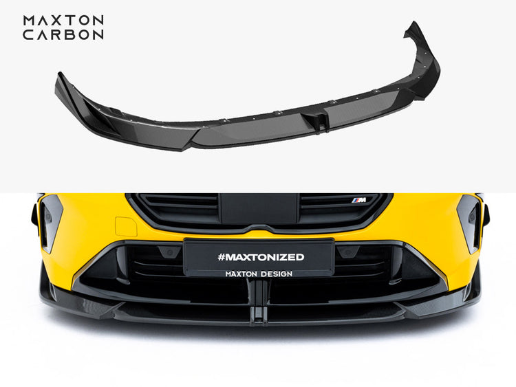 Maxton Design Carbon Fiber Front Splitter BMW M135i / 1 M-Pack F70 - Wayside Performance 