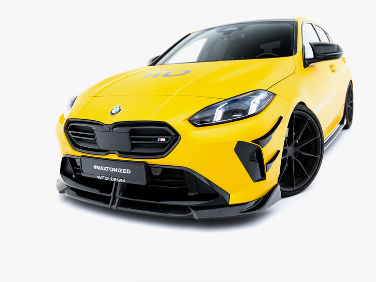 Maxton Design Carbon Fiber Front Splitter BMW M135i / 1 M-Pack F70 - Wayside Performance 