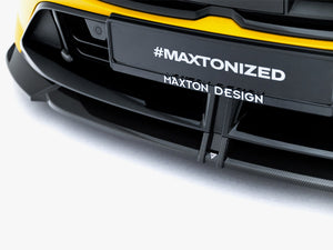 Maxton Design Carbon Fiber Front Splitter BMW M135i / 1 M-Pack F70 - Wayside Performance 