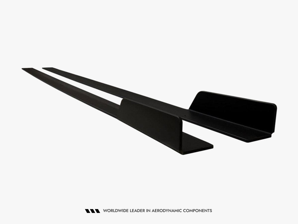 Maxton Design Racing Side Skirt Diffusers Volkswagen Golf GTI Mk7 Facelift - Wayside Performance 