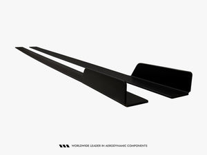 Maxton Design Racing Side Skirt Diffusers Volkswagen Golf GTI Mk7 Facelift - Wayside Performance 