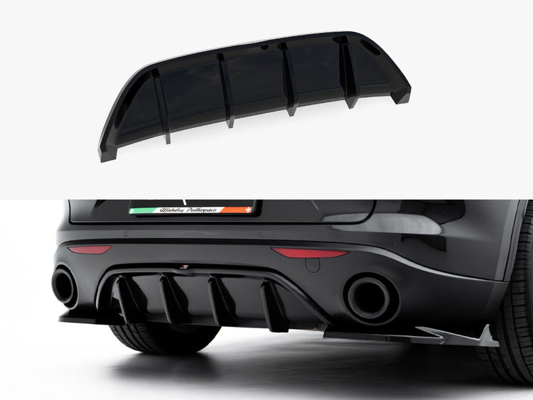 Rear Diffuser Alfa Romeo Stelvio (2016-2020) - Wayside Performance 