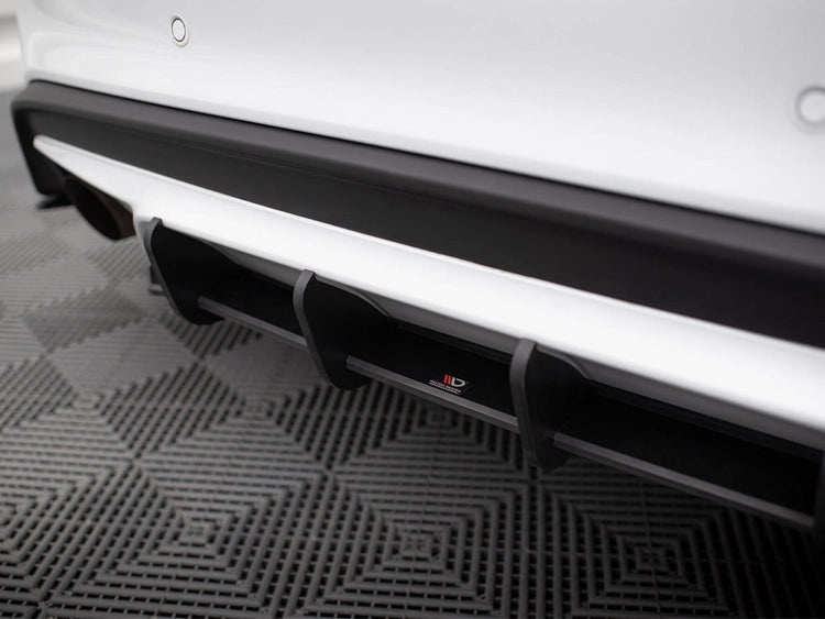 Maxton Design Street Pro Rear Diffuser Ford Focus St Mk4 - Wayside Performance 