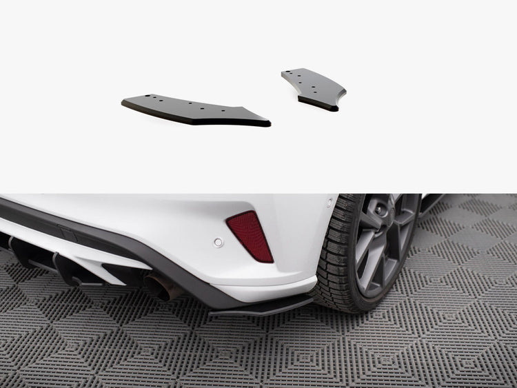 Maxton Design Street Pro Rear Side Splitters Ford Focus St Mk4 - Wayside Performance 