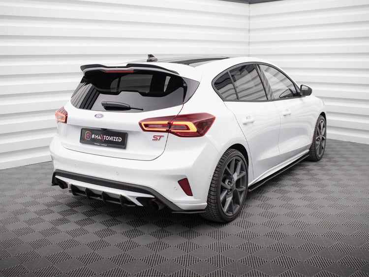 Maxton Design Street Pro Rear Side Splitters Ford Focus St Mk4 - Wayside Performance 