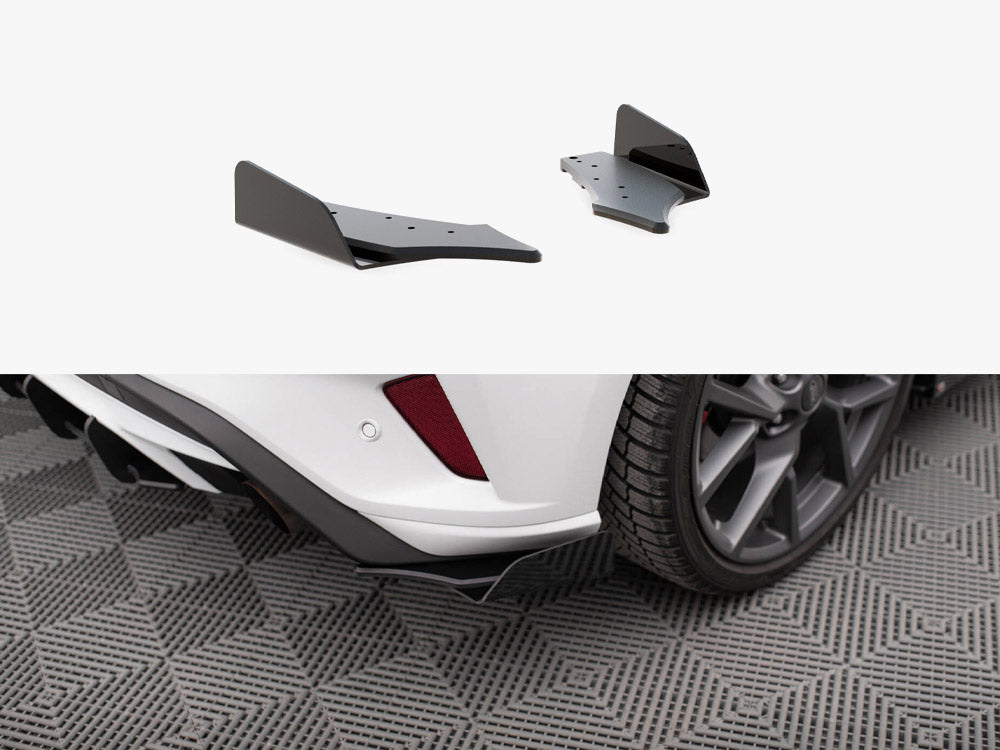 Maxton Design Street Pro Rear Side Splitters (+flaps) Ford Focus St Mk4 - Wayside Performance 