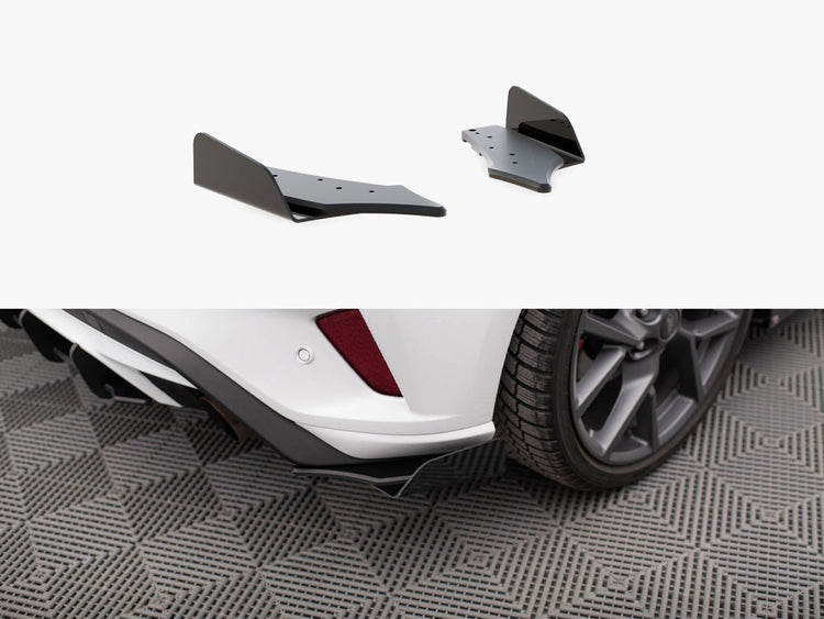Maxton Design Street Pro Rear Side Splitters (+flaps) Ford Focus St Mk4 - Wayside Performance 