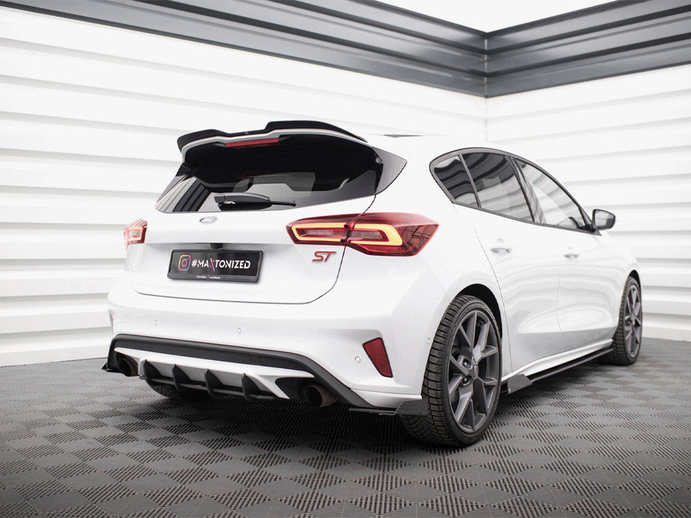Maxton Design Street Pro Rear Side Splitters (+flaps) Ford Focus St Mk4 - Wayside Performance 