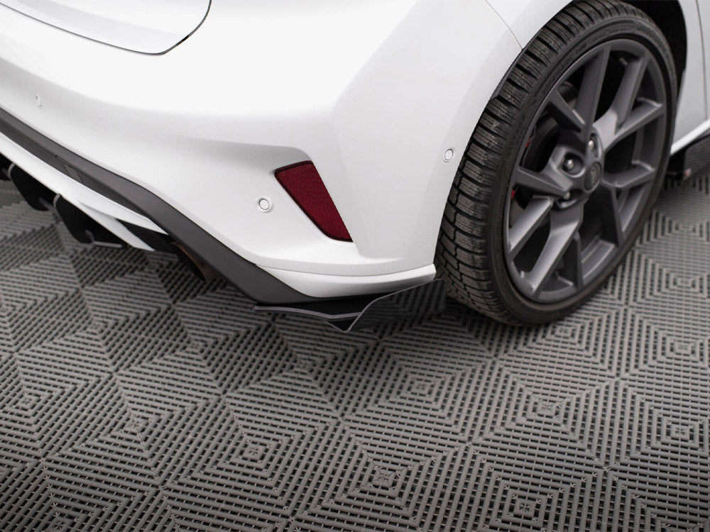 Maxton Design Street Pro Rear Side Splitters (+flaps) Ford Focus St Mk4 - Wayside Performance 