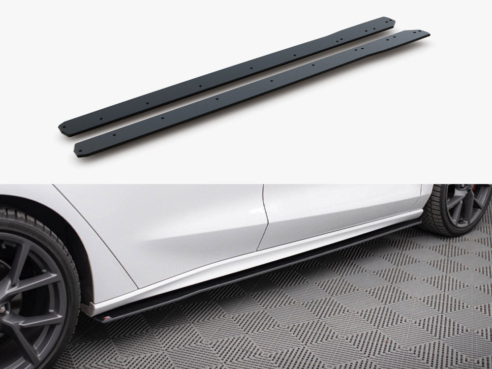 Maxton Design Street Pro Side Skirt Diffusers Ford Focus St / St-line Mk4 - Wayside Performance 