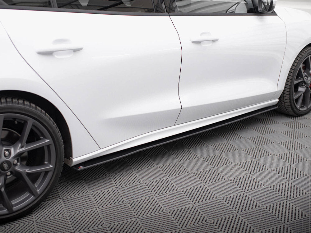 Maxton Design Street Pro Side Skirt Diffusers Ford Focus St / St-line Mk4 - Wayside Performance 