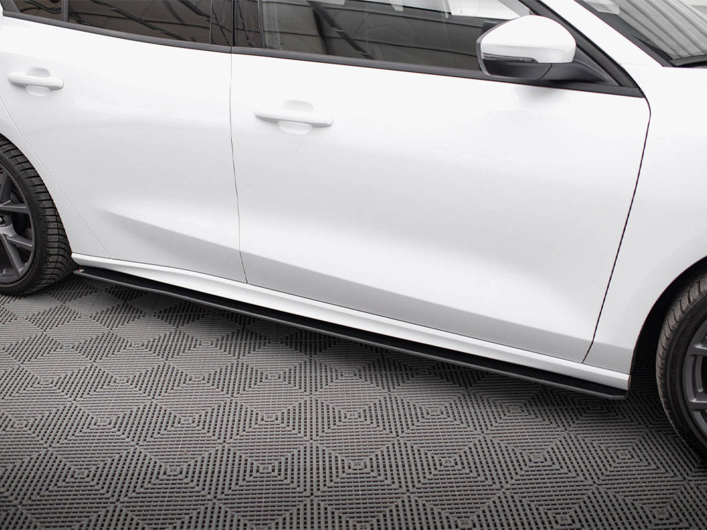 Maxton Design Street Pro Side Skirt Diffusers Ford Focus St / St-line Mk4 - Wayside Performance 