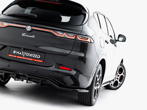 Maxton Design Central Rear Splitter (Vertical Bars) Alfa Romeo Tonale Mk1 - Wayside Performance 