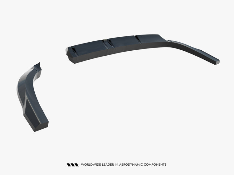 Maxton Design Rear Splitter (Vertical Bars) Hyundai Tucson N-Line Mk4 Facelift - Wayside Performance 